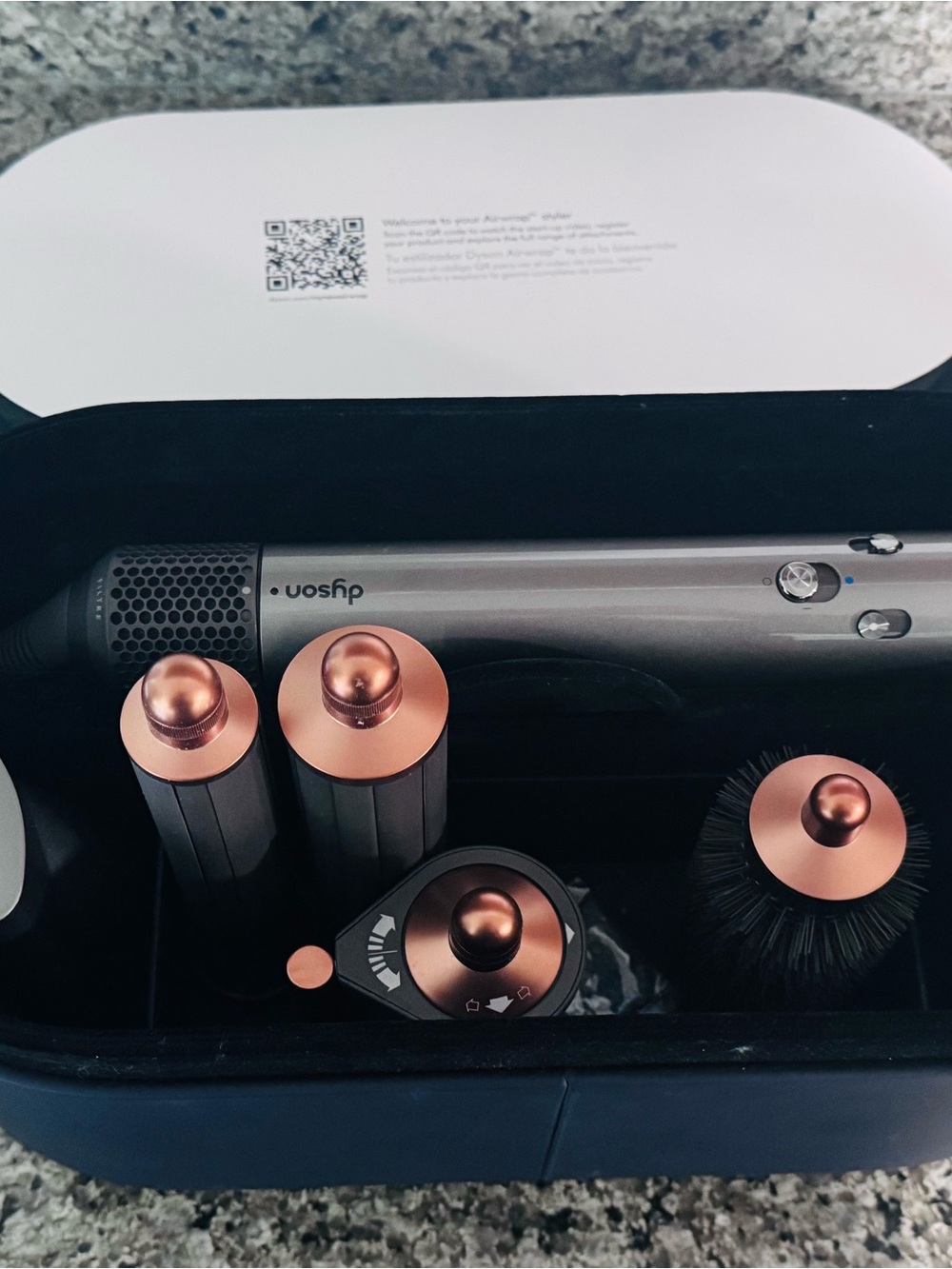Dyson Complete Styler in Nickel with Copper Accents
